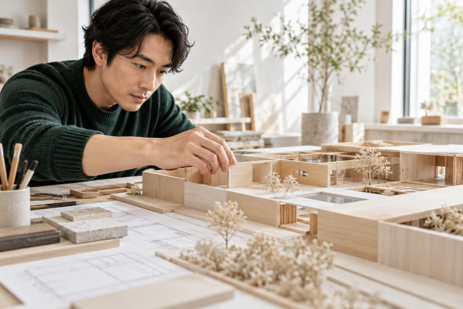 经营者将服务项目构思转成具体工作内容的示意