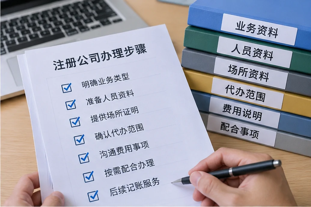 创业者一起整理开办计划的服务场景示意