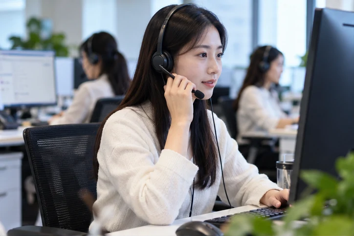 在线客服接待与咨询整理的服务场景示意