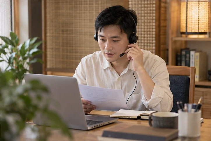 在线客服接待与咨询整理的服务场景示意
