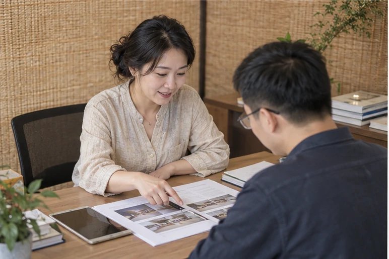 企业网站展示业务与服务信息的场景示意
