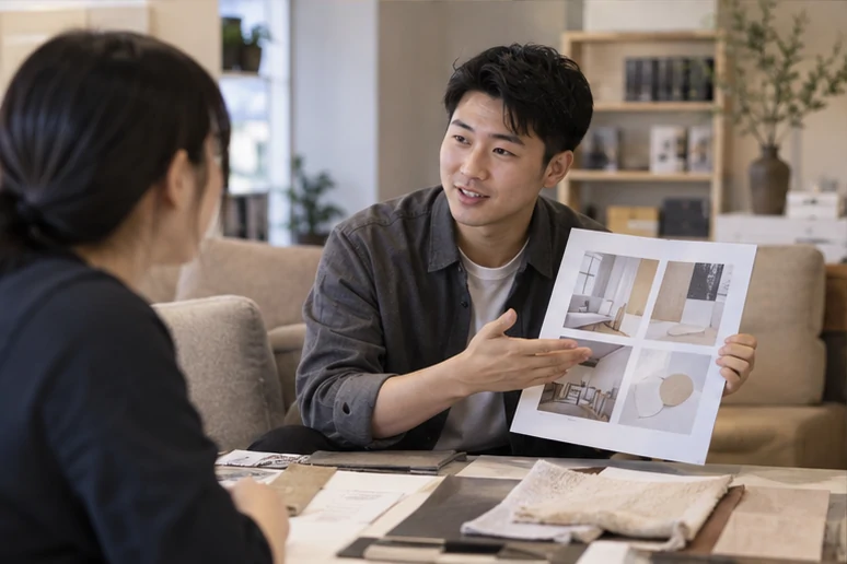 企业网站展示业务与服务信息的场景示意