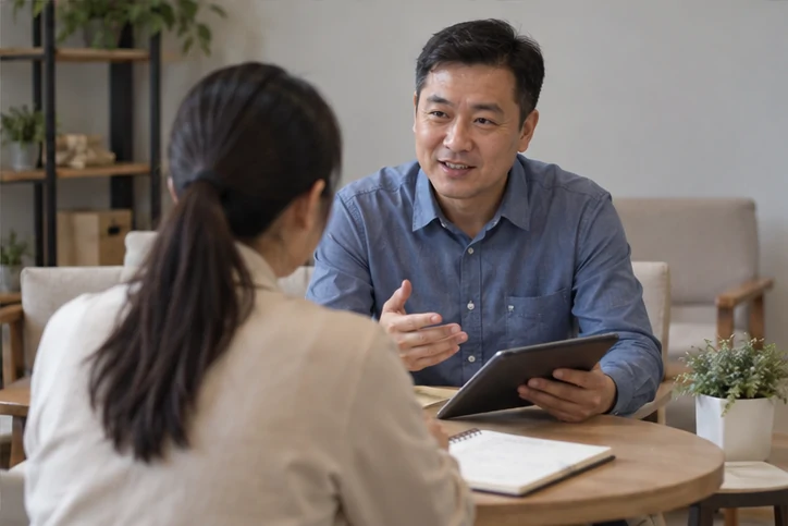 在线客服接待与咨询整理的服务场景示意