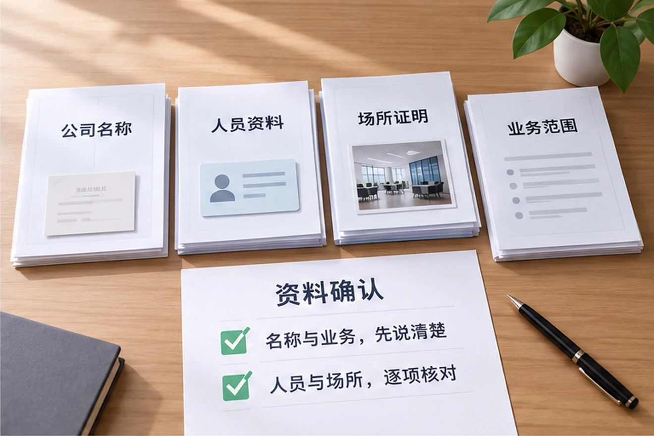创业者一起整理开办计划的服务场景示意