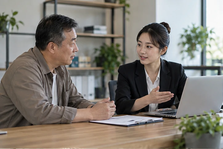 在线客服接待与咨询整理的服务场景示意