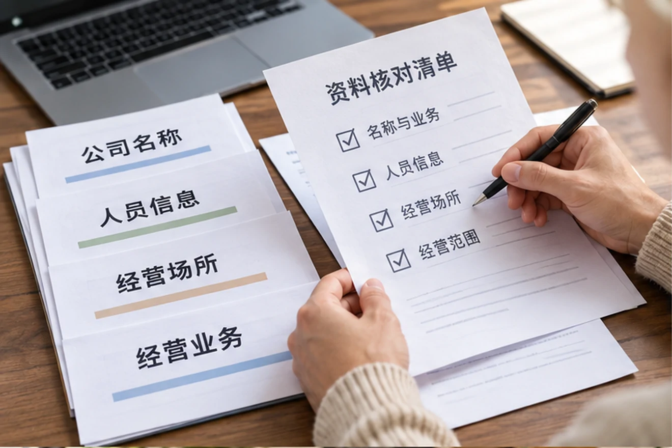 创业者一起整理开办计划的服务场景示意