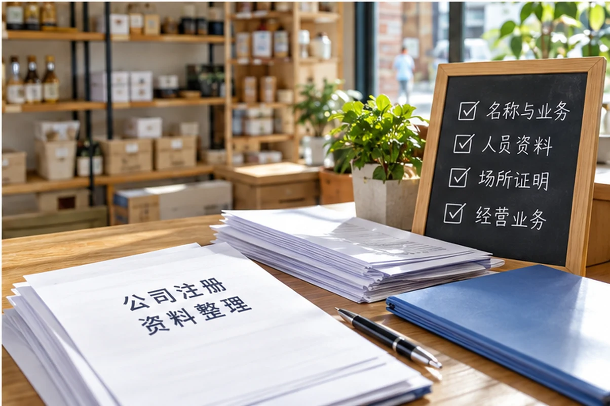 创业者一起整理开办计划的服务场景示意