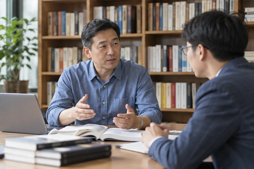 企业网站展示业务与服务信息的场景示意