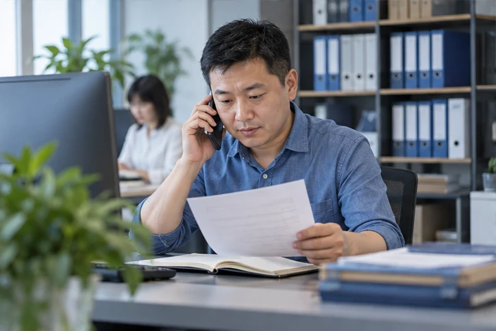 在线客服接待与咨询整理的服务场景示意