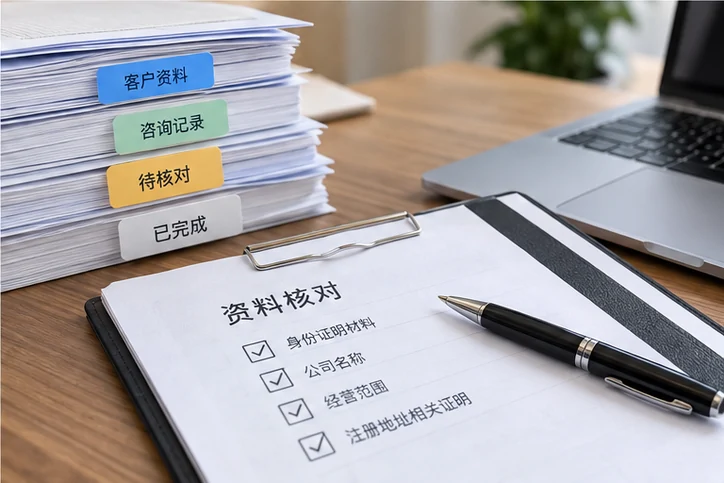 在线客服接待与咨询整理的服务场景示意
