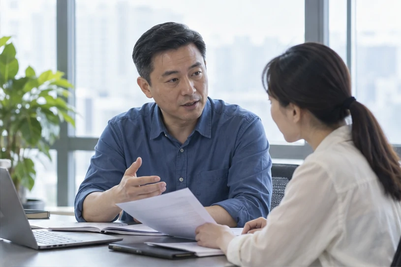 企业网站展示业务与服务信息的场景示意
