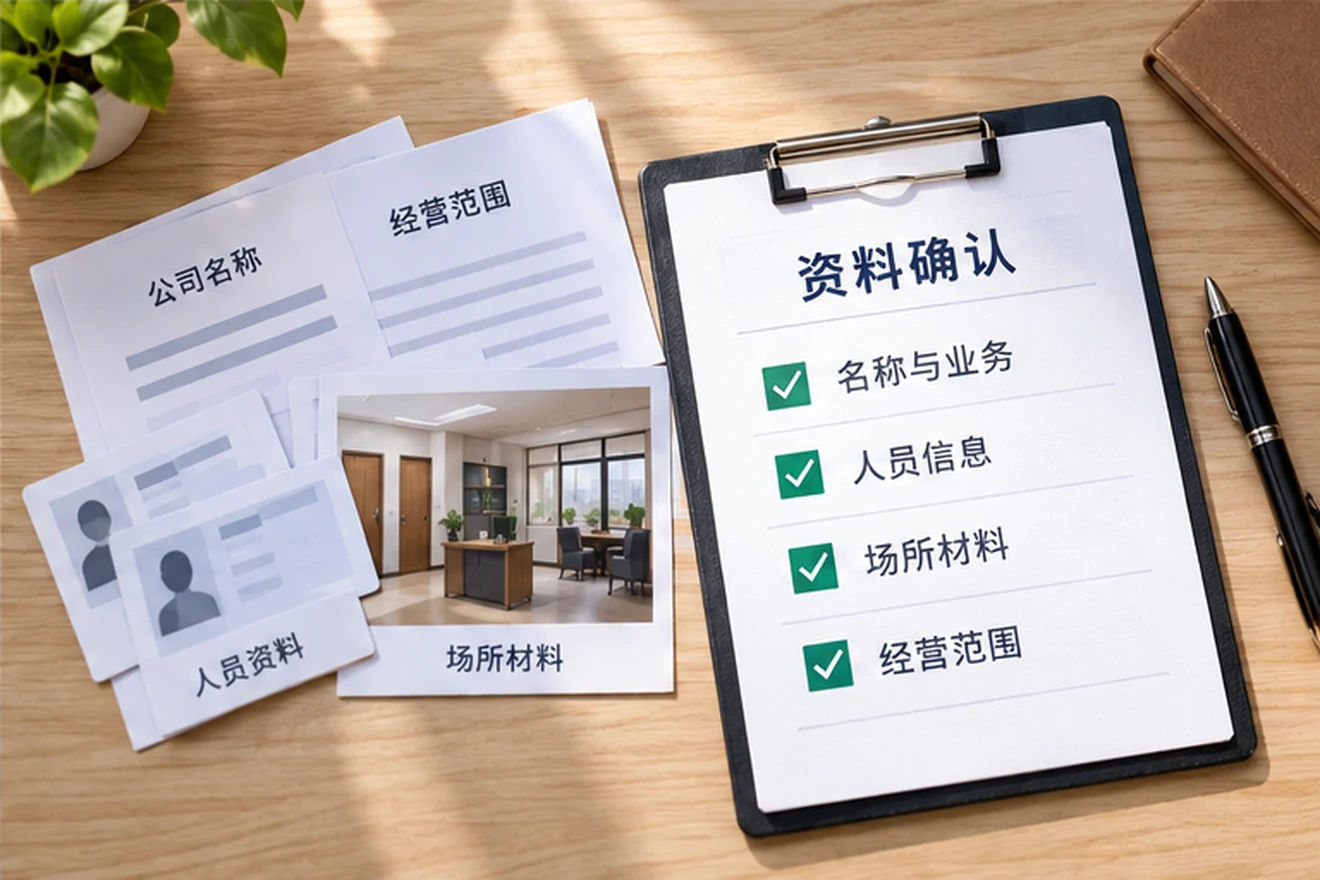 创业者一起整理开办计划的服务场景示意