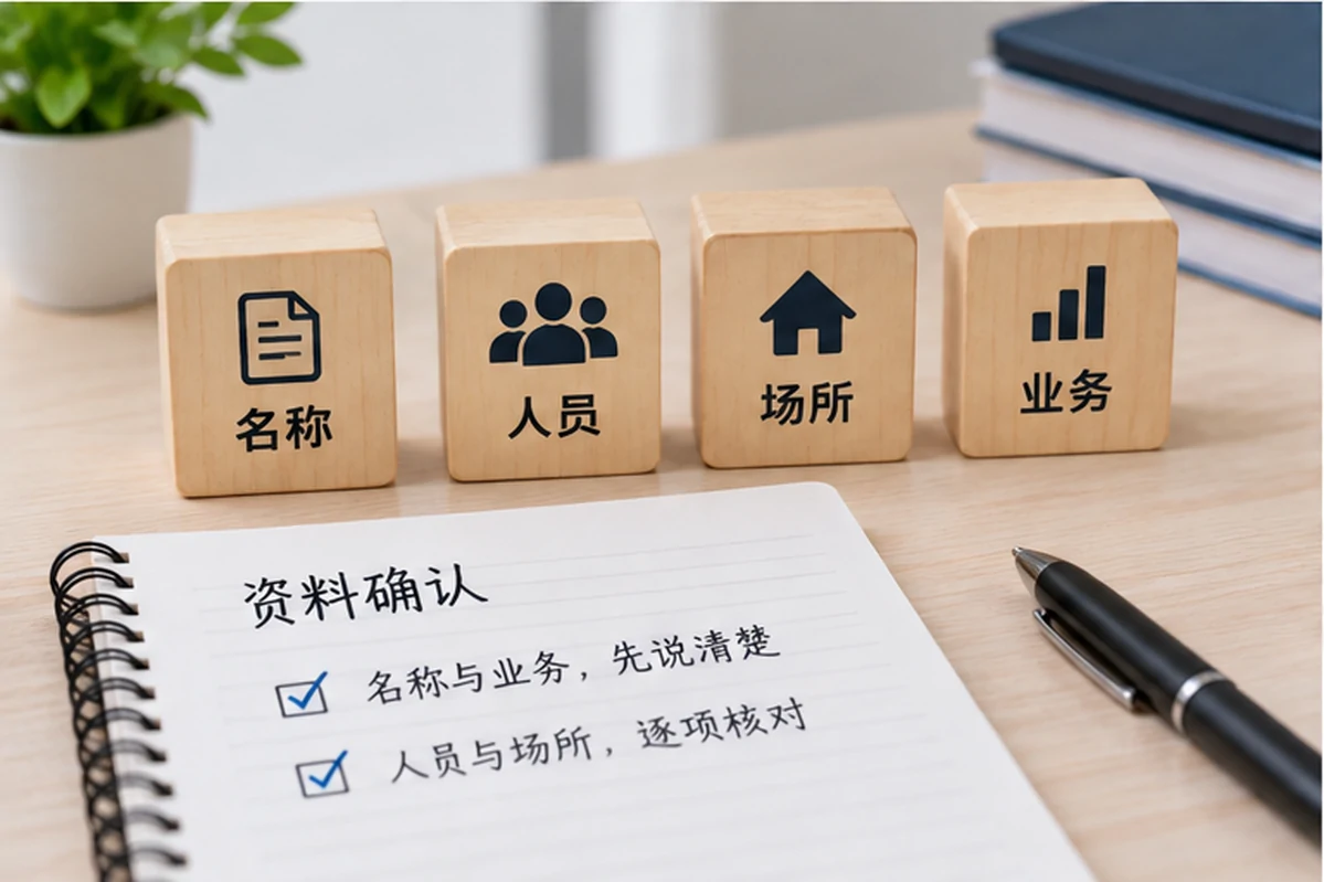 创业者一起整理开办计划的服务场景示意