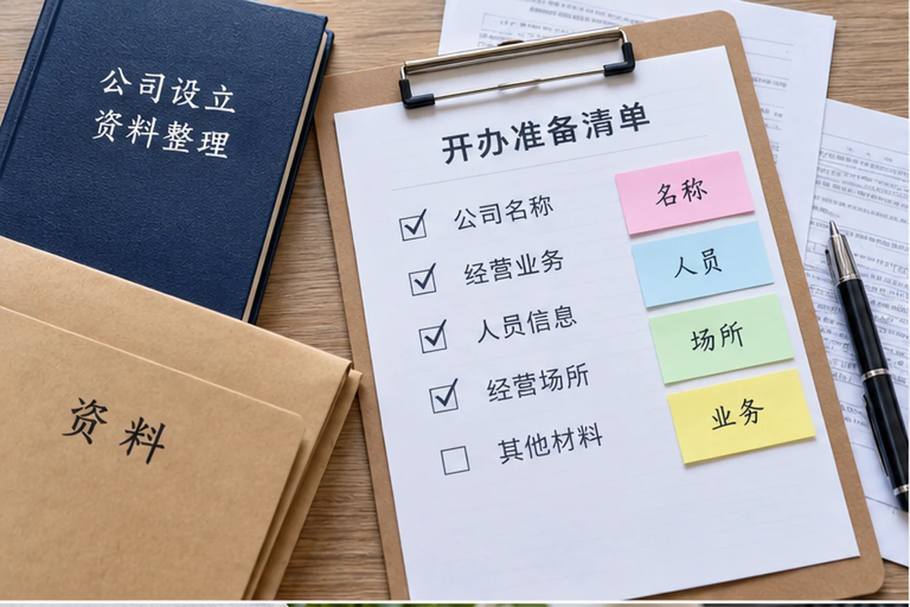 创业者一起整理开办计划的服务场景示意