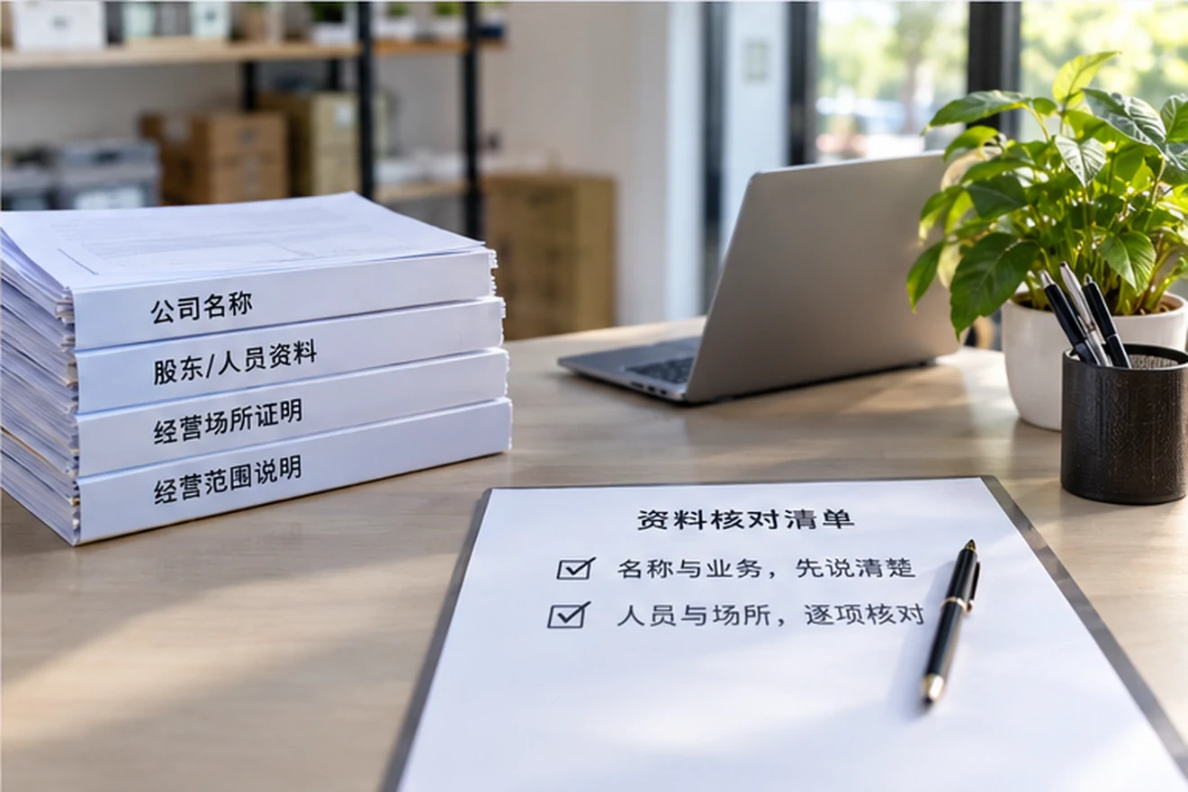 创业者一起整理开办计划的服务场景示意
