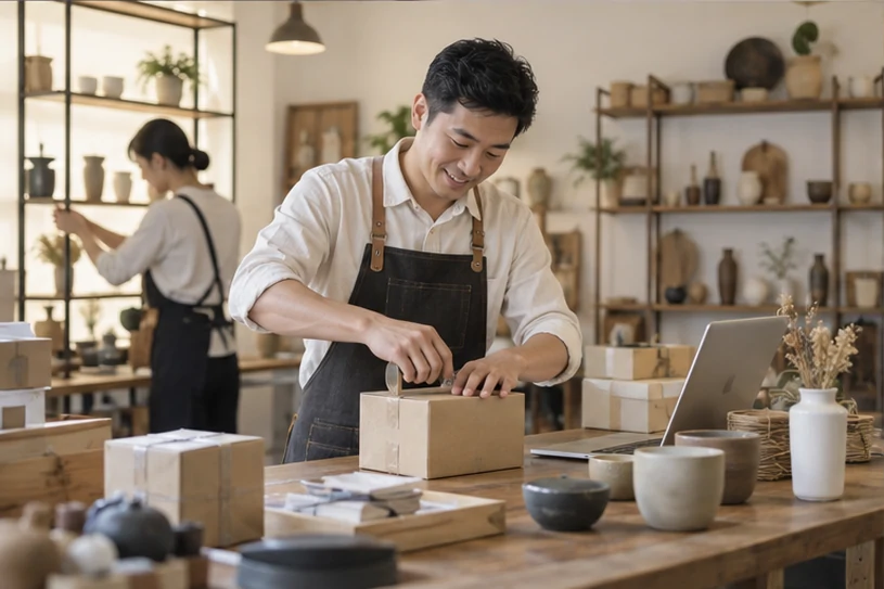 企业网站展示业务与服务信息的场景示意