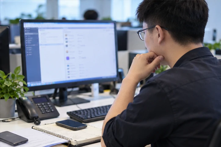 在线客服接待与咨询整理的服务场景示意