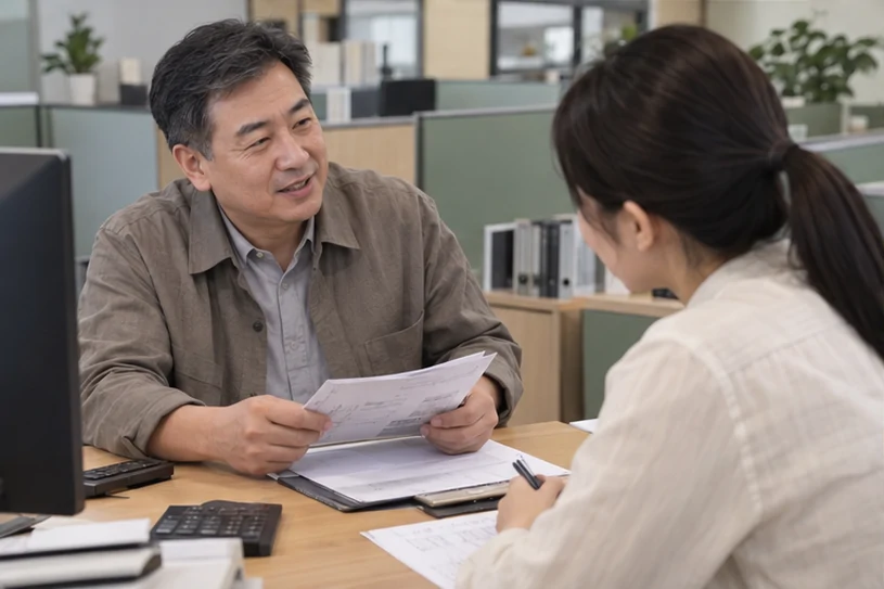 企业网站展示业务与服务信息的场景示意