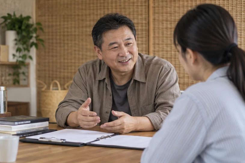 企业网站展示业务与服务信息的场景示意