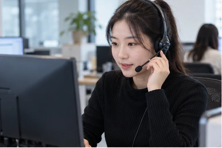 在线客服接待与咨询整理的服务场景示意