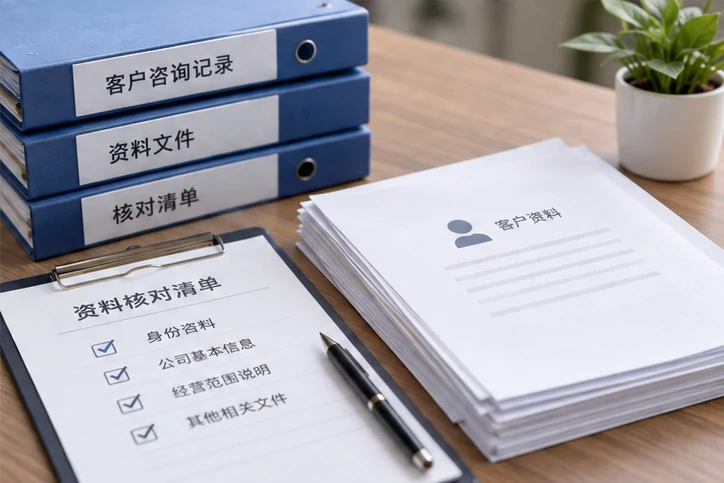 在线客服接待与咨询整理的服务场景示意