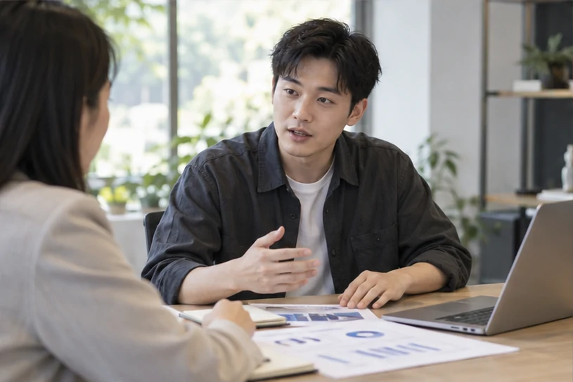 企业网站展示业务与服务信息的场景示意