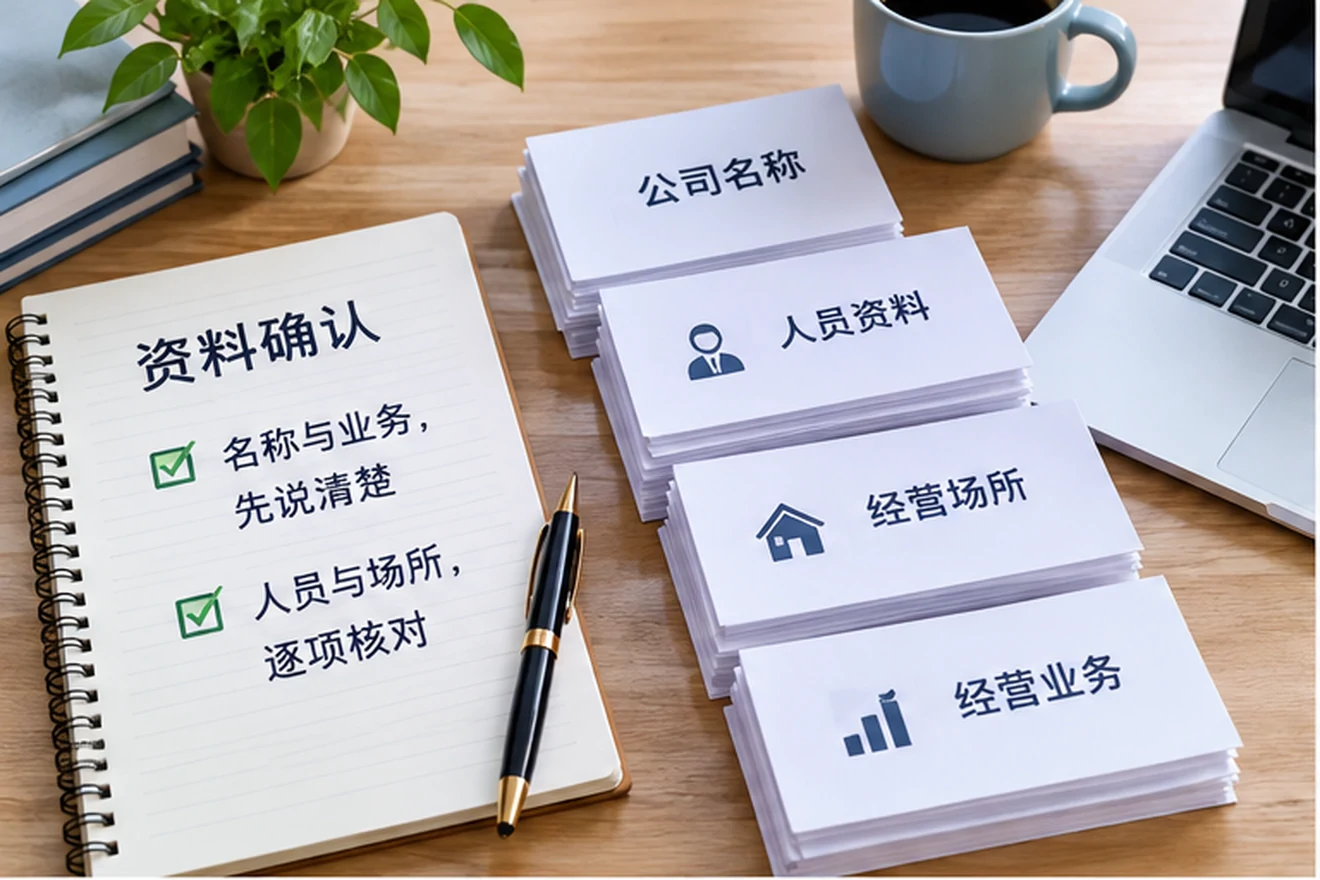 创业者一起整理开办计划的服务场景示意