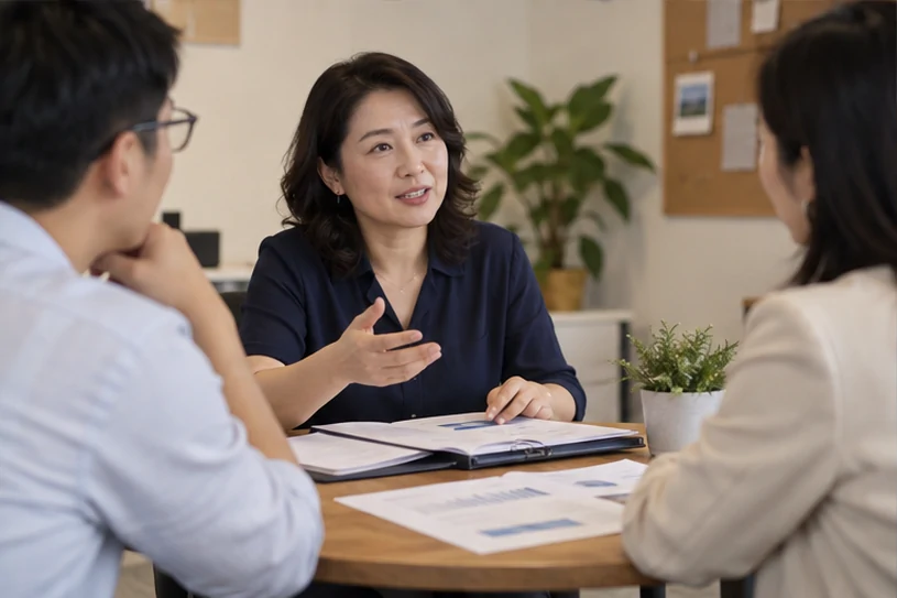 企业网站展示业务与服务信息的场景示意