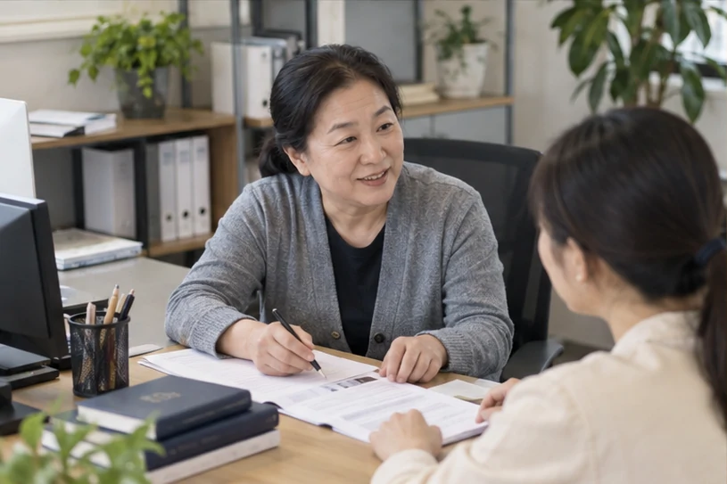 企业网站展示业务与服务信息的场景示意