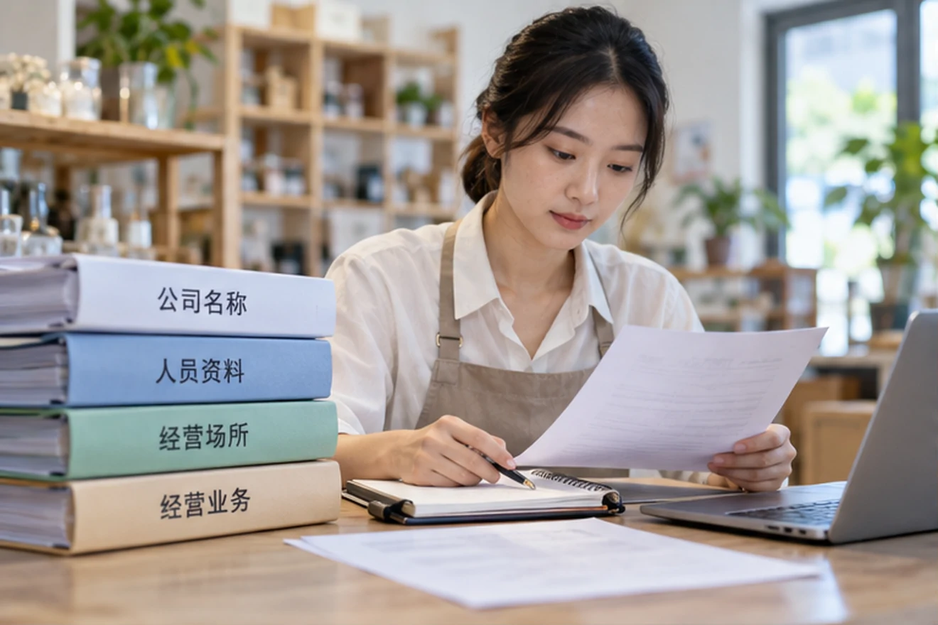 创业者一起整理开办计划的服务场景示意