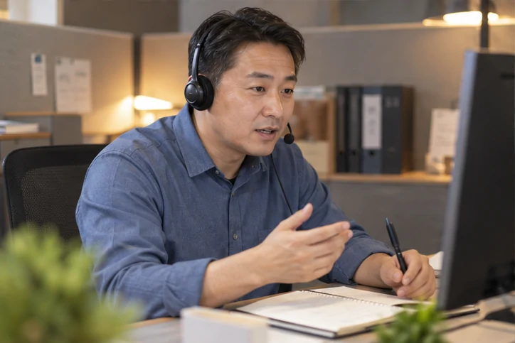 在线客服接待与咨询整理的服务场景示意