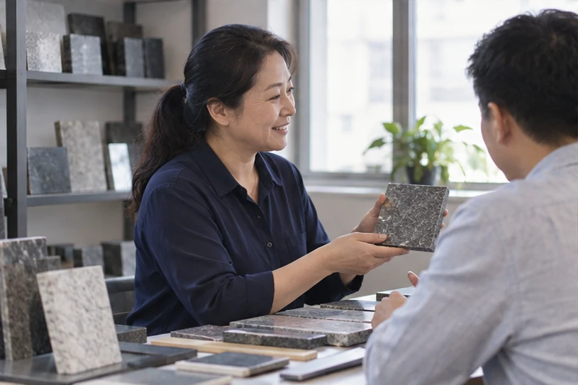 企业网站展示业务与服务信息的场景示意