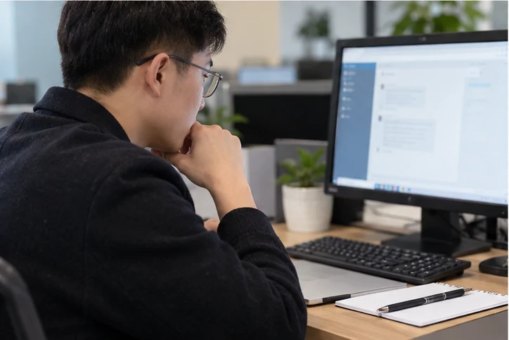 在线客服接待与咨询整理的服务场景示意