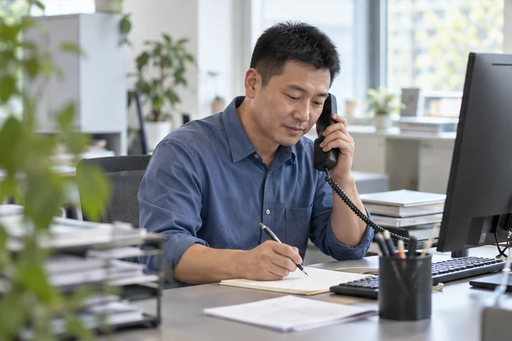 在线客服接待与咨询整理的服务场景示意