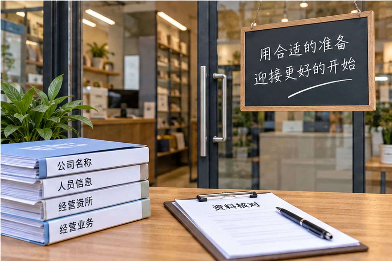 创业者一起整理开办计划的服务场景示意