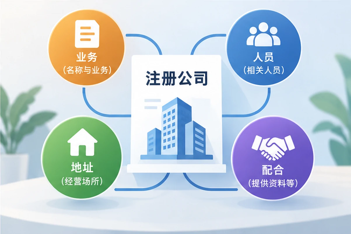 创业者一起整理开办计划的服务场景示意