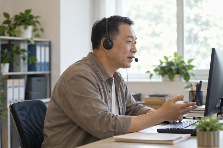 在线客服接待与咨询整理的服务场景示意