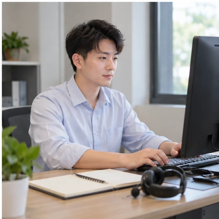 在线客服接待与咨询整理的服务场景示意