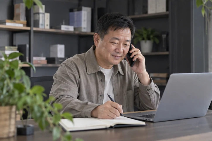 在线客服接待与咨询整理的服务场景示意