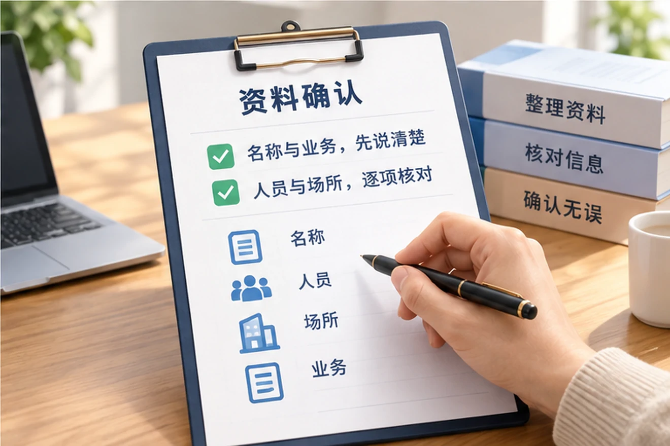 创业者一起整理开办计划的服务场景示意