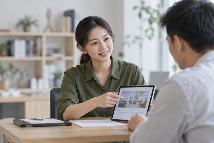 企业网站展示业务与服务信息的场景示意