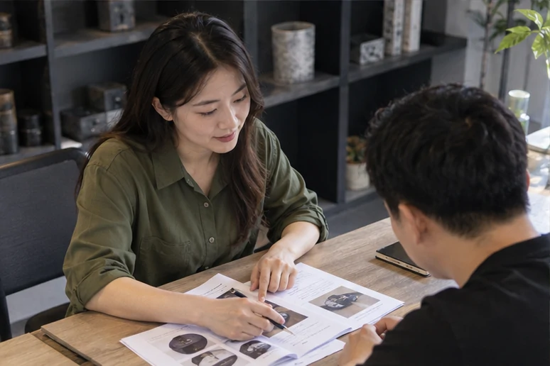 企业网站展示业务与服务信息的场景示意