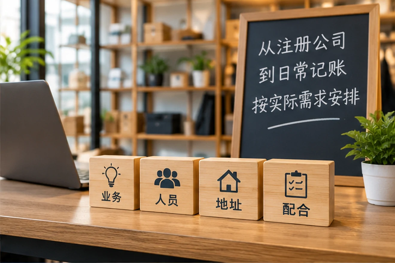 创业者一起整理开办计划的服务场景示意