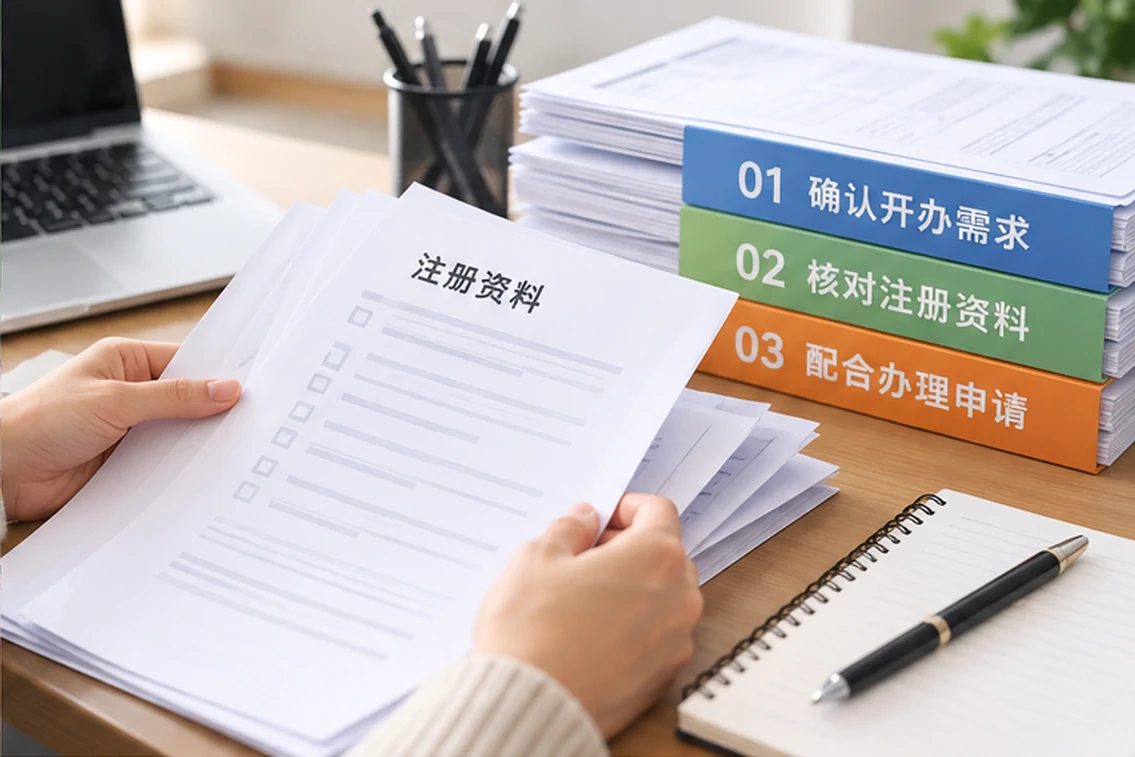 创业者一起整理开办计划的服务场景示意