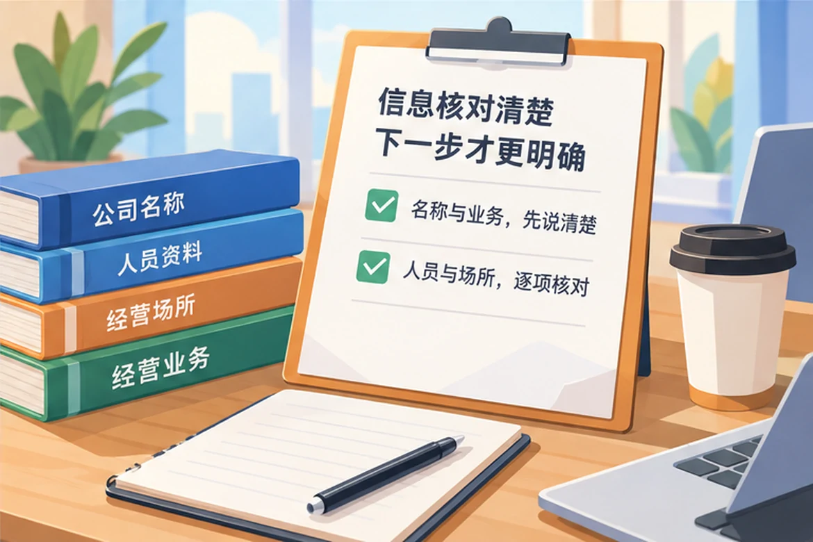 创业者一起整理开办计划的服务场景示意
