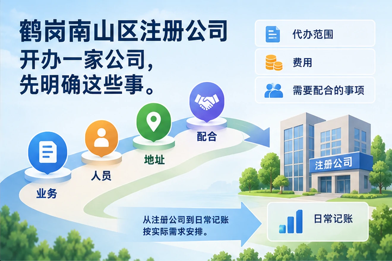 创业者一起整理开办计划的服务场景示意