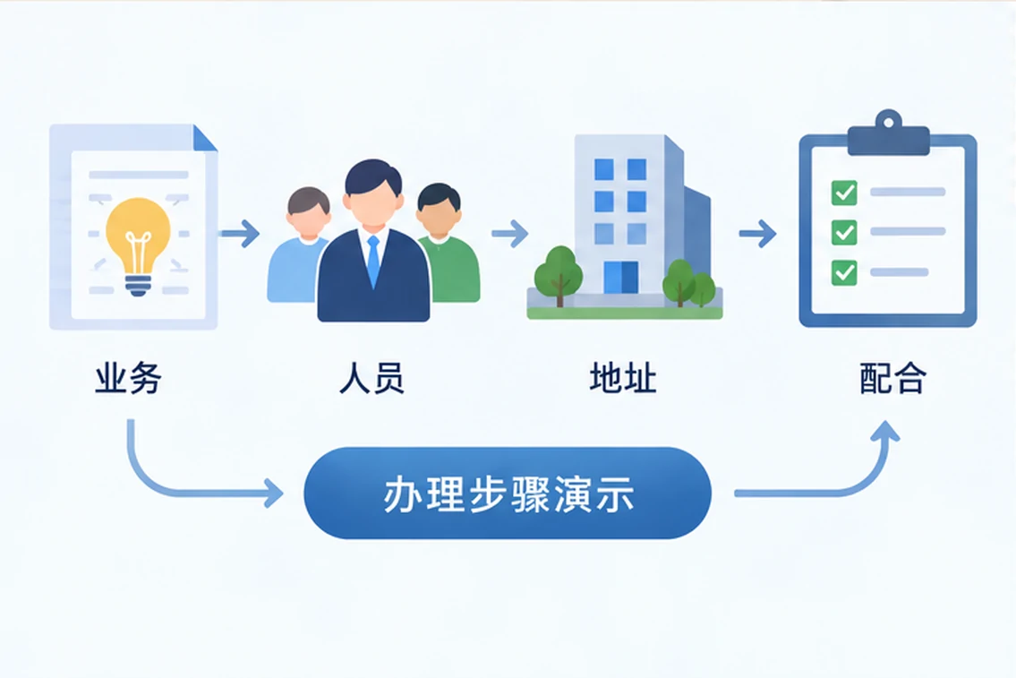 创业者一起整理开办计划的服务场景示意