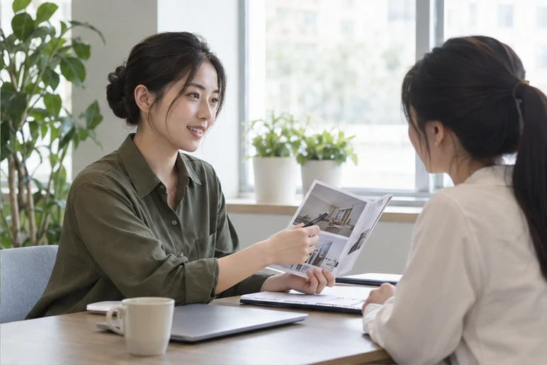 企业网站展示业务与服务信息的场景示意