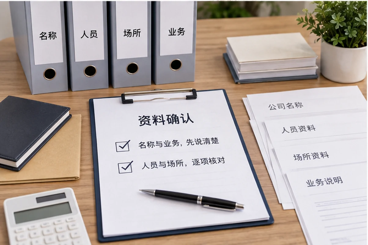 创业者一起整理开办计划的服务场景示意