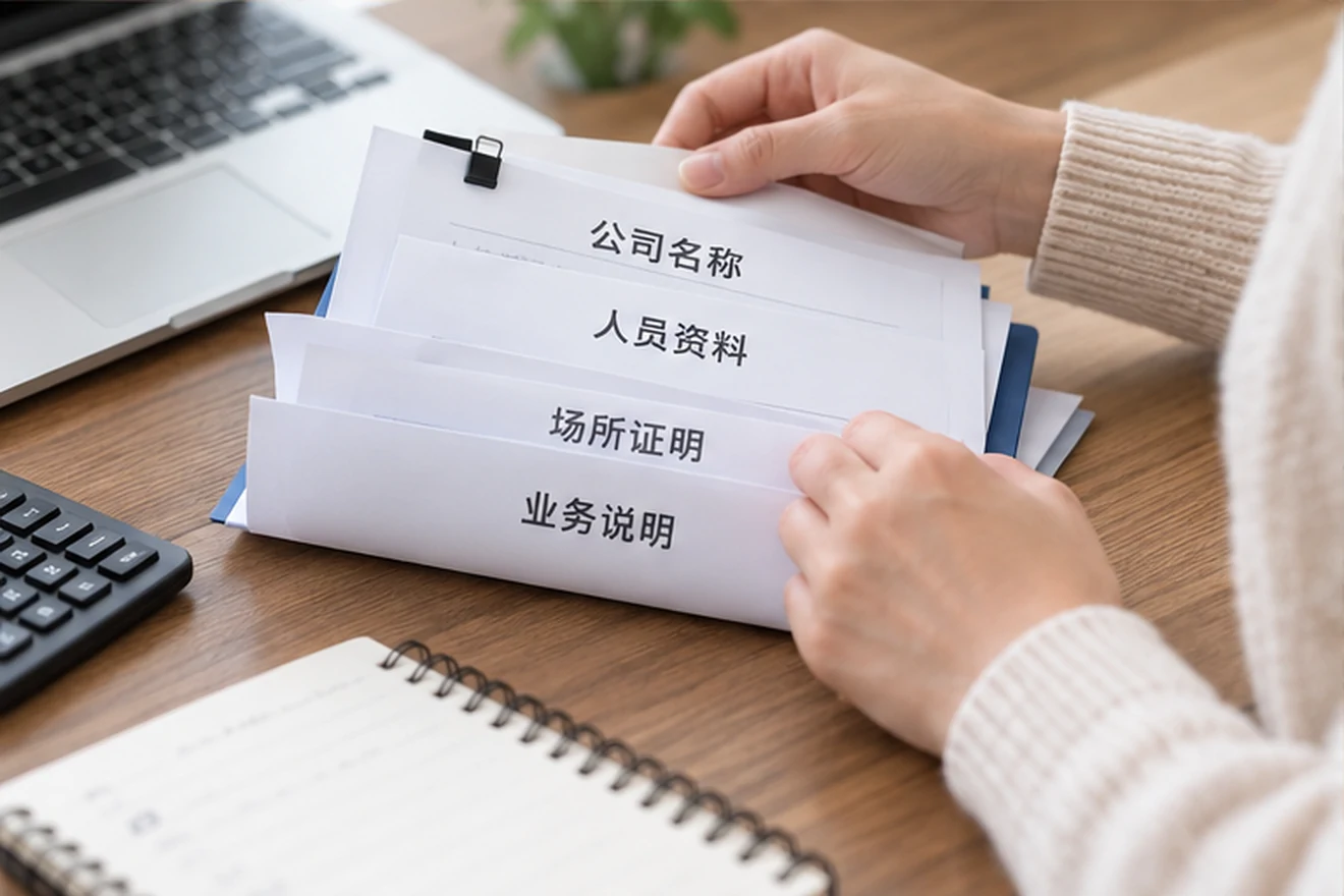 创业者一起整理开办计划的服务场景示意
